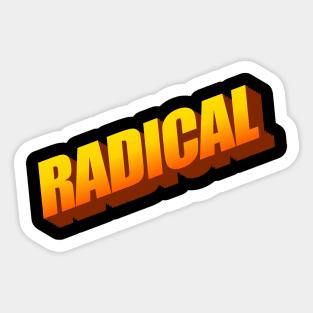 Radical Sticker